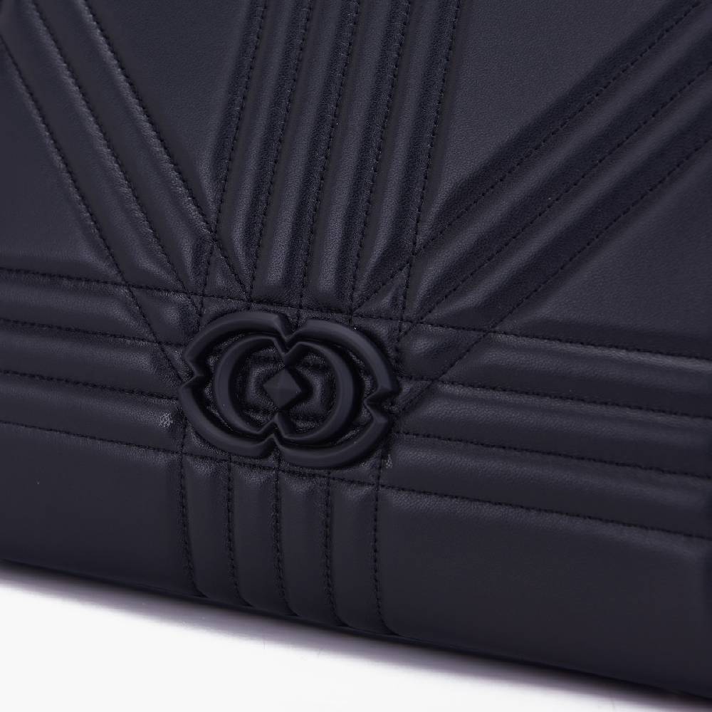 La Carrie BORSA SHOPPING GRATE NERA Presa