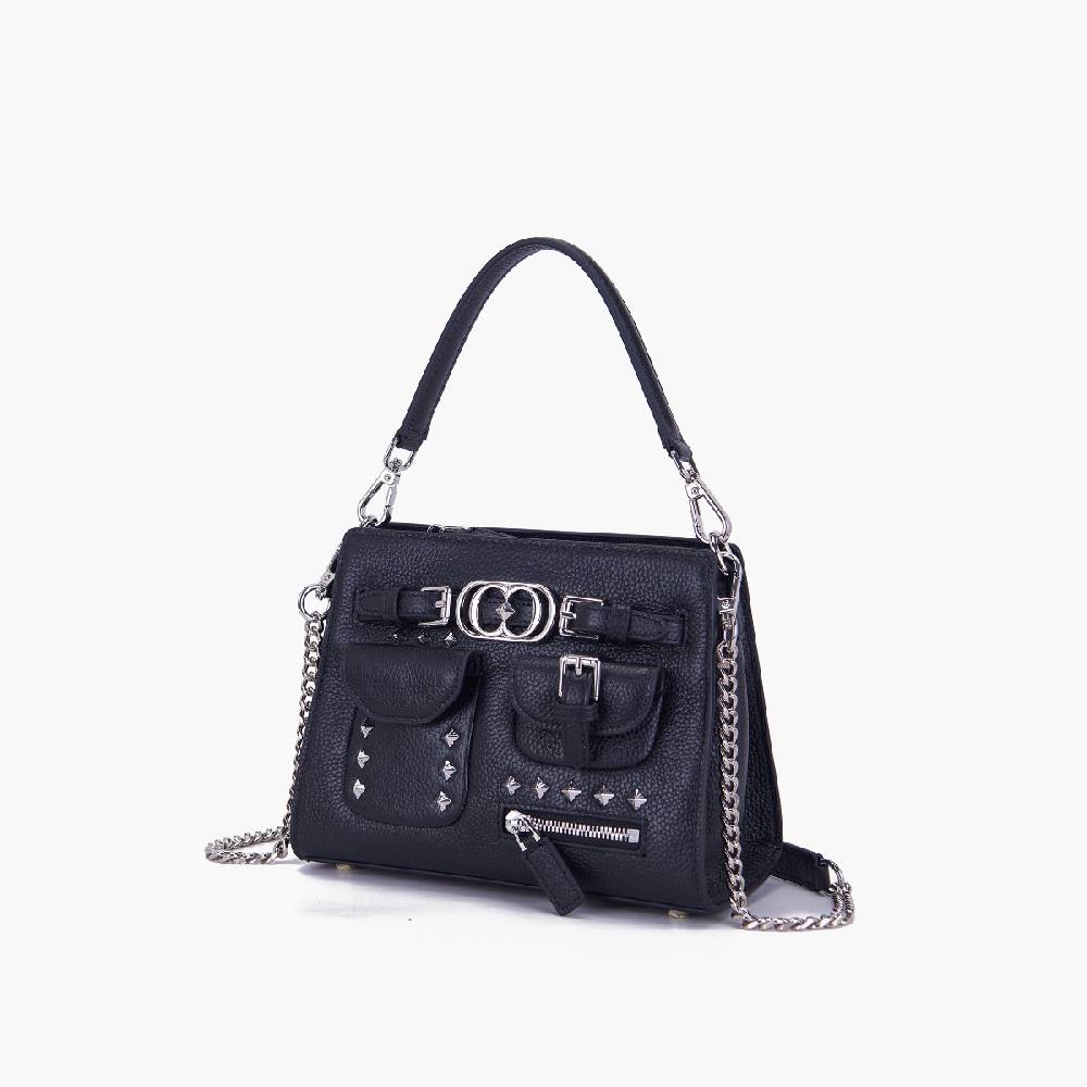 La Carrie BORSA SHOPPING ROCK NERA Economico