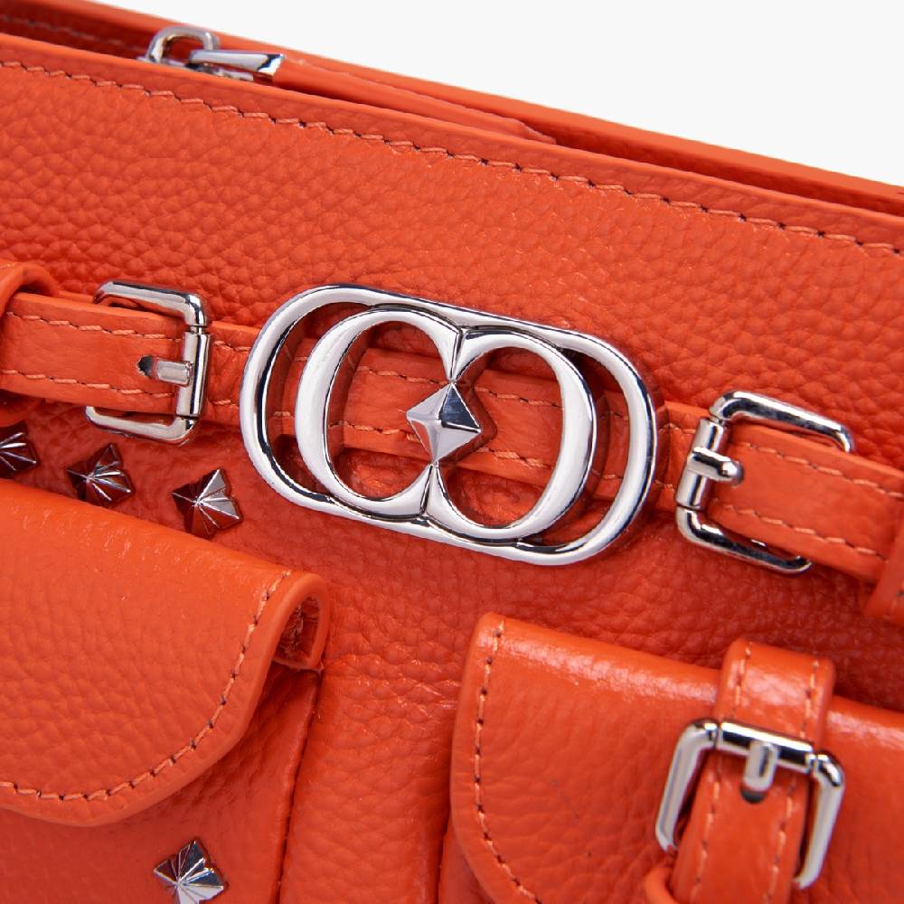 La Carrie BORSA SHOPPING ROCK ARANCIONE Online