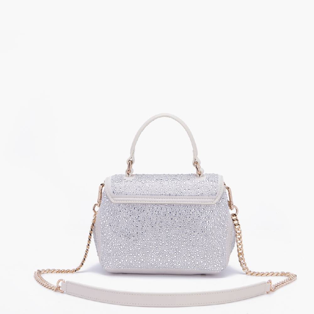 La Carrie BORSA A MANO LOGO IVORY In Vendita