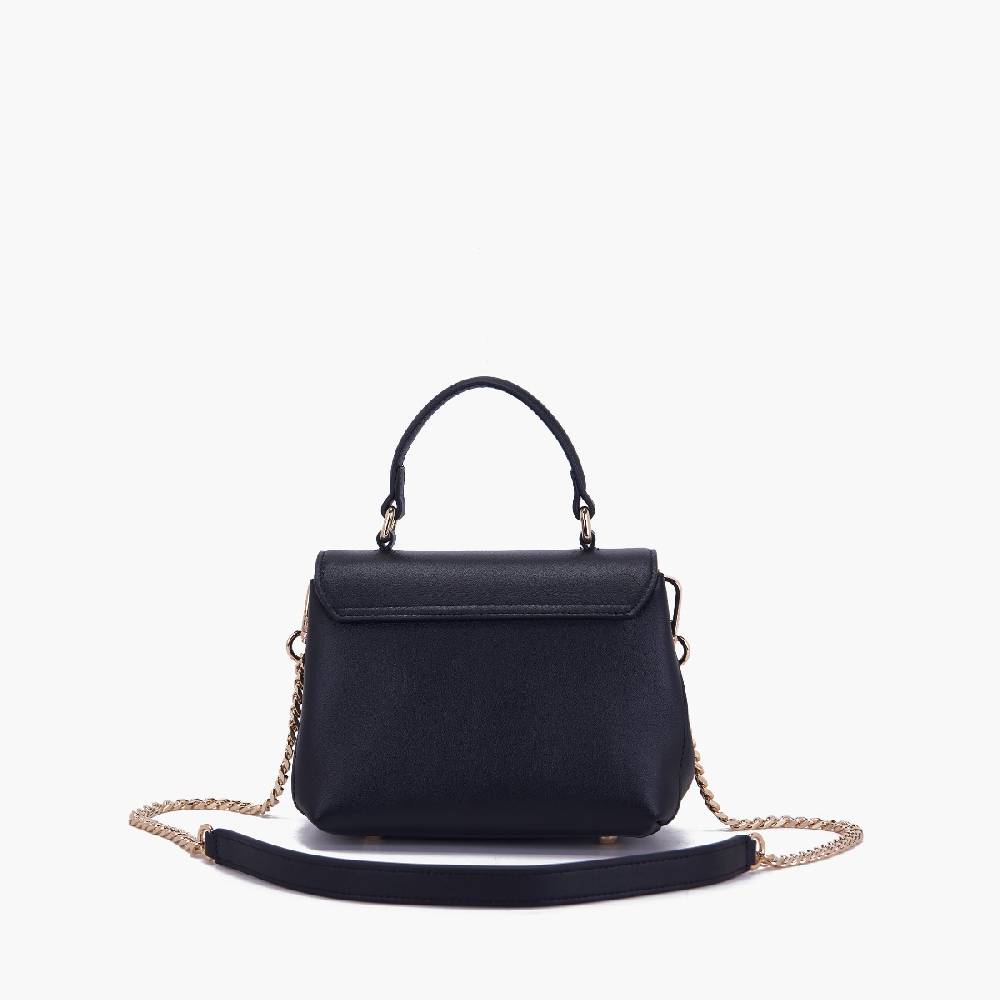 La Carrie BORSA A MANO LOGO nera Saldi