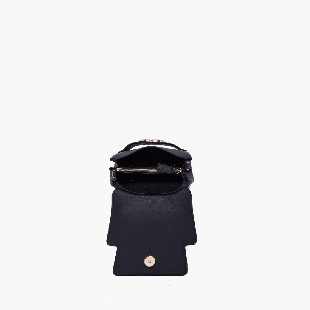 La Carrie BORSA A MANO LOGO nera Saldi