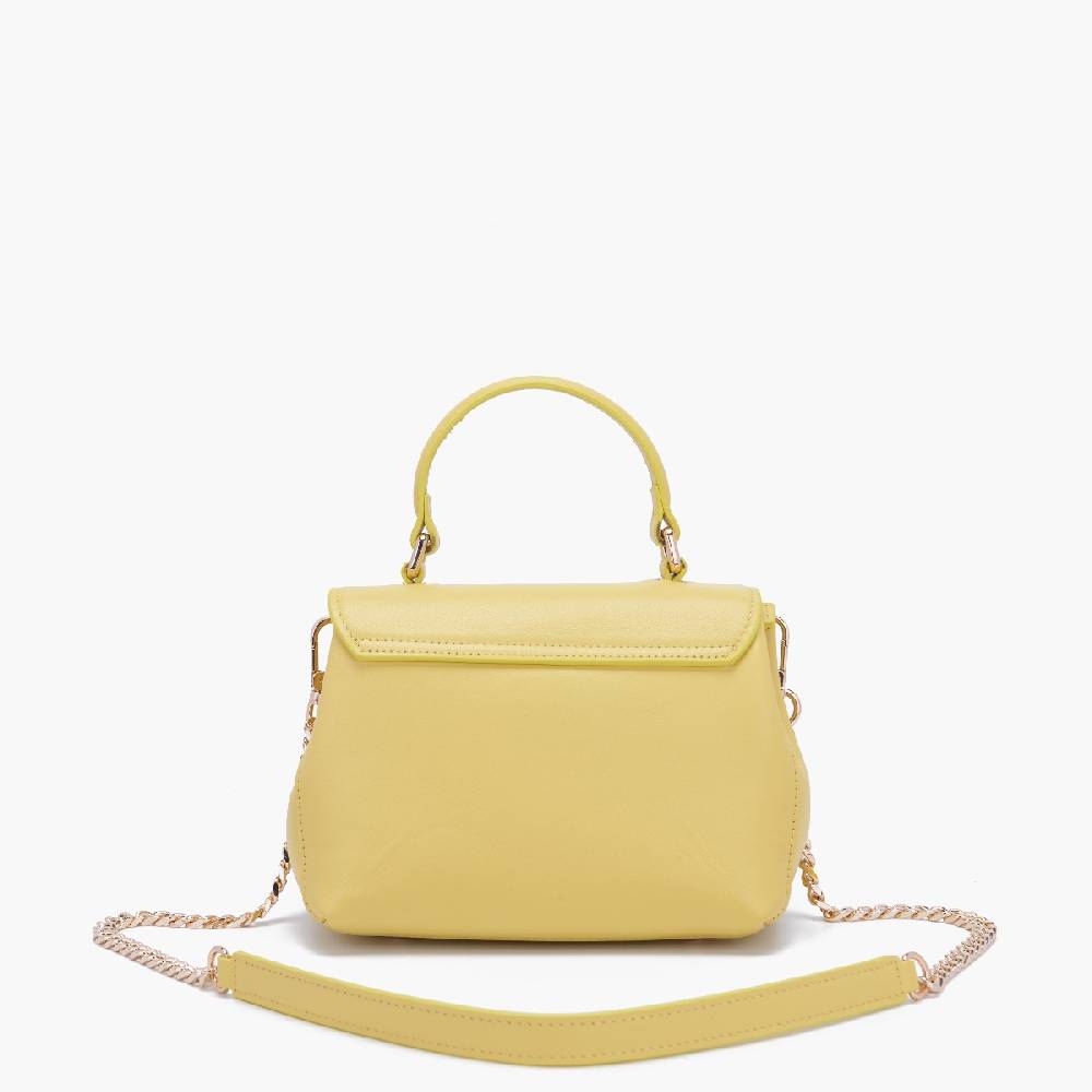 La Carrie BORSA A MANO LOGO GIALLA Offerte