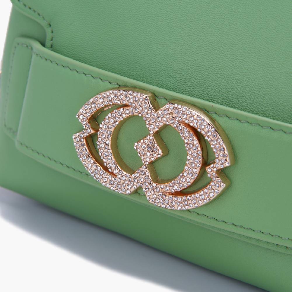 La Carrie BORSA A MANO LOGO PISTACCHIO Hotsell