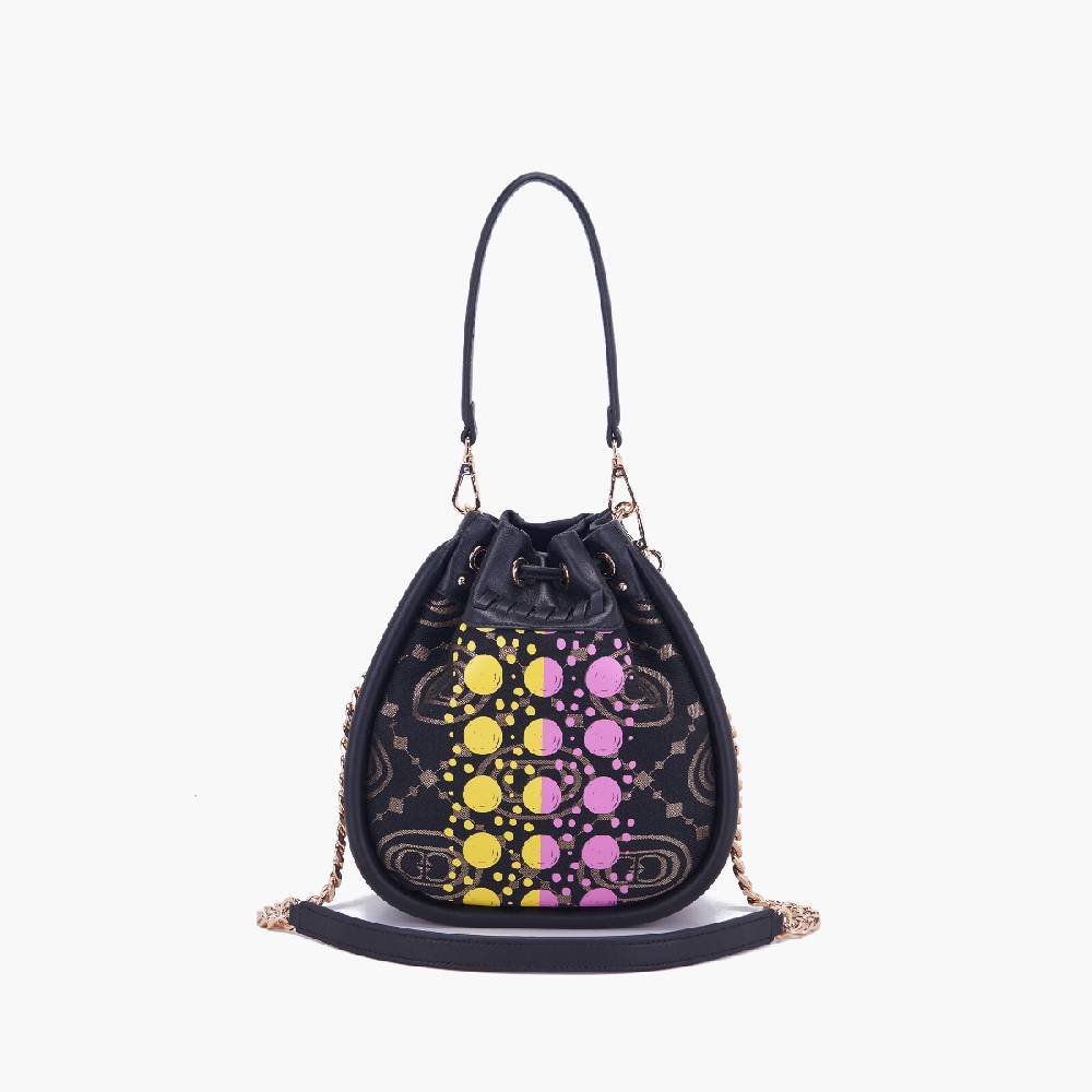 La Carrie SECCHIELLO MONOGRAM NERO Moda