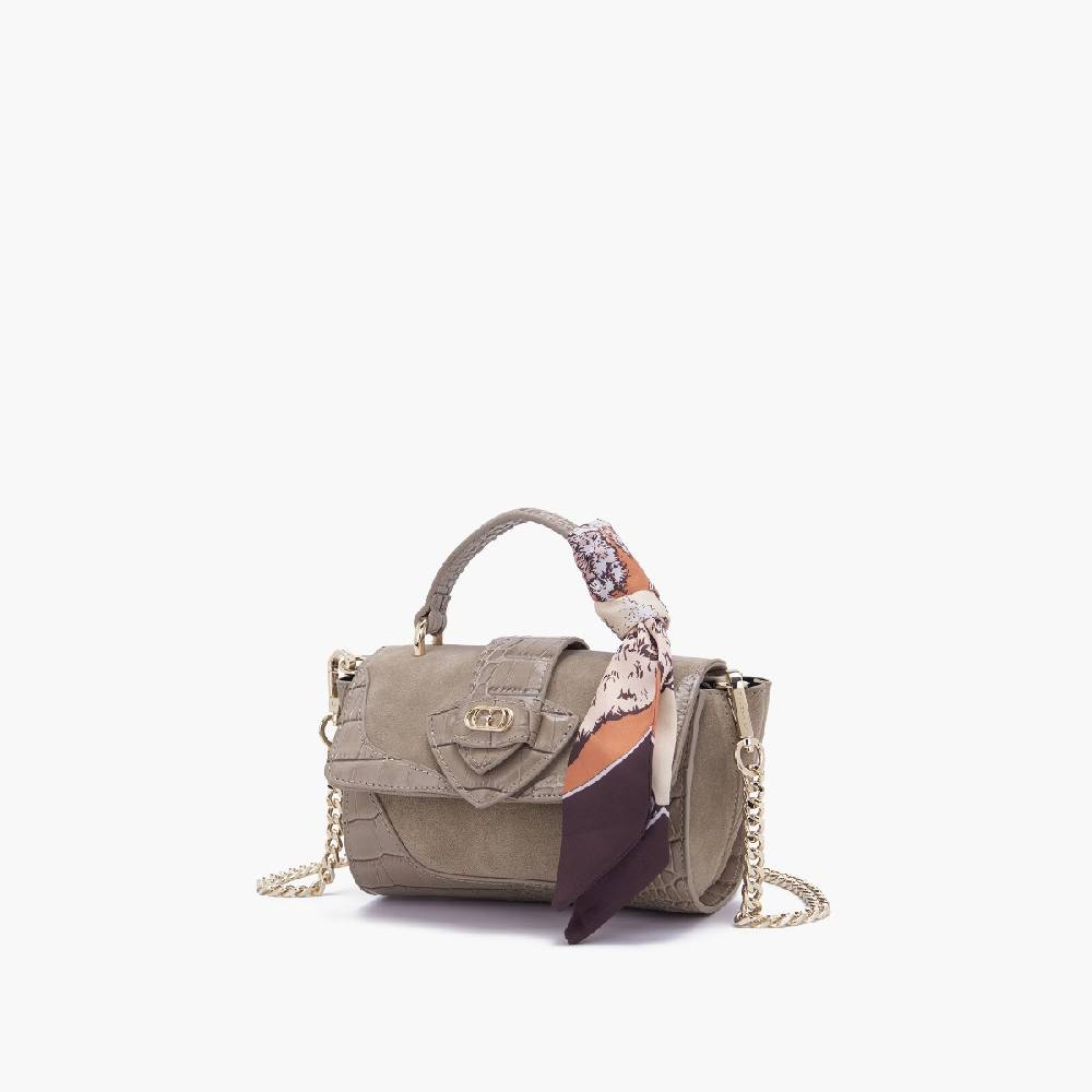 La Carrie MINI BORSA A MANO TEMPEST TAUPE 50% di sconto per tempo limitato