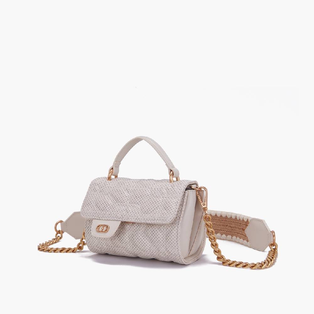 La Carrie MINI BORSA A MANO TOUCHY IVORY Fino Al -60%