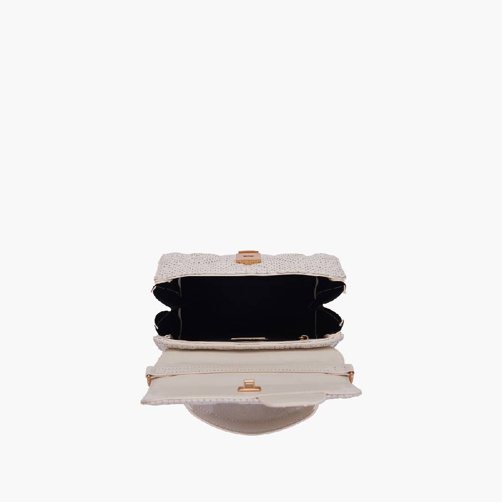 La Carrie MINI BORSA A MANO TOUCHY IVORY Fino Al -60%