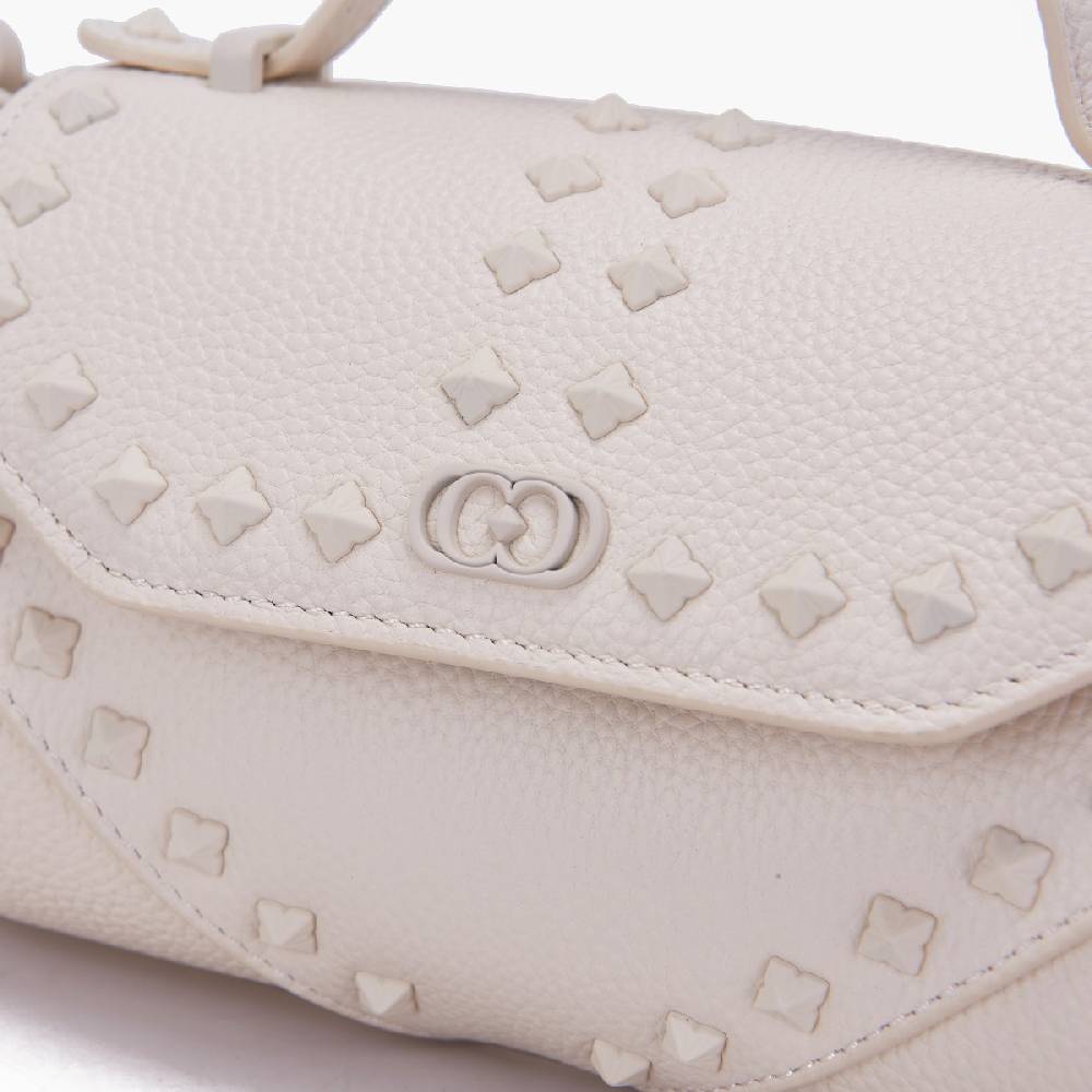 La Carrie MINI BORSA A MANO FRIVOLOUS IVORY Prezzo Ridotto