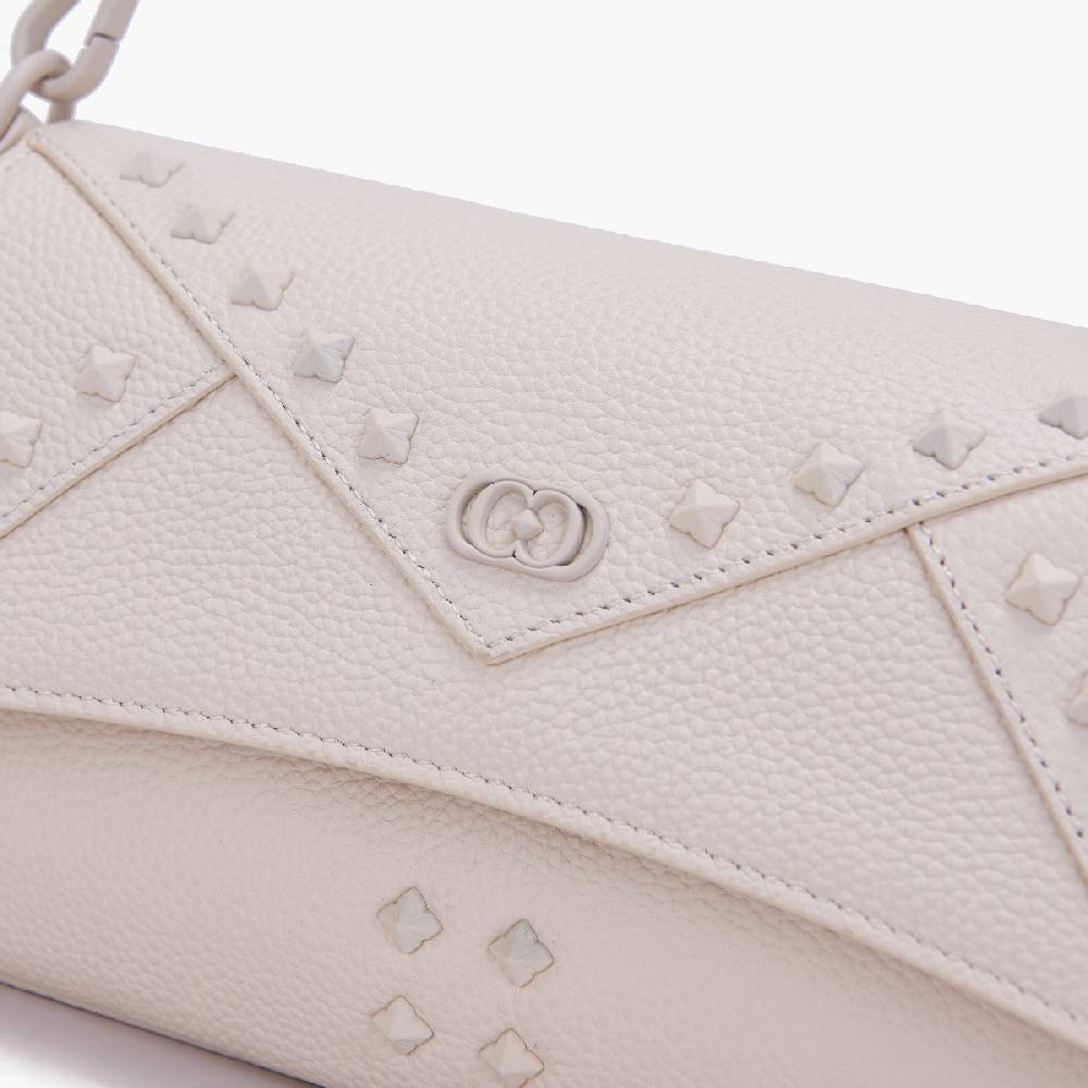 La Carrie BORSA A MANO FRIVOLOUS IVORY Sottocosto