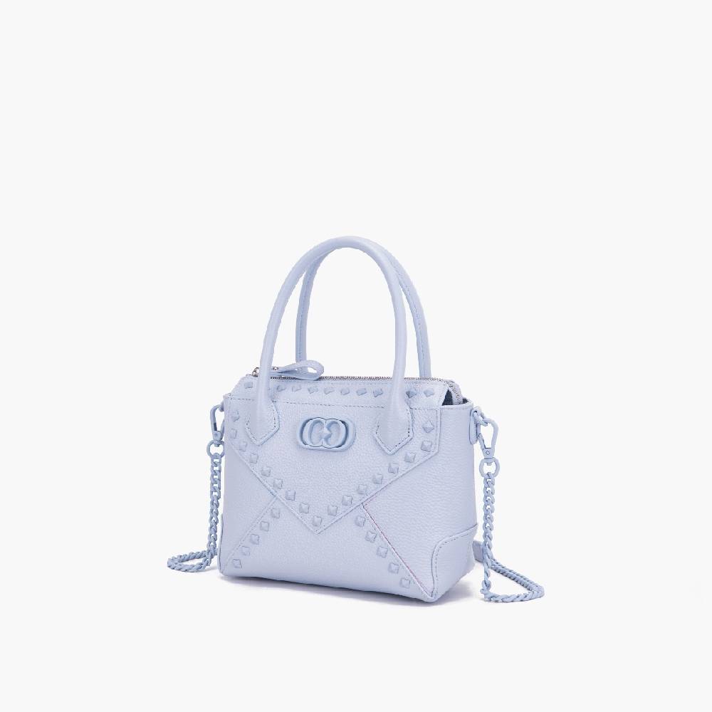 La Carrie MINI BORSA A MANO FRIVOLOUS IVORY SKY In Vendita
