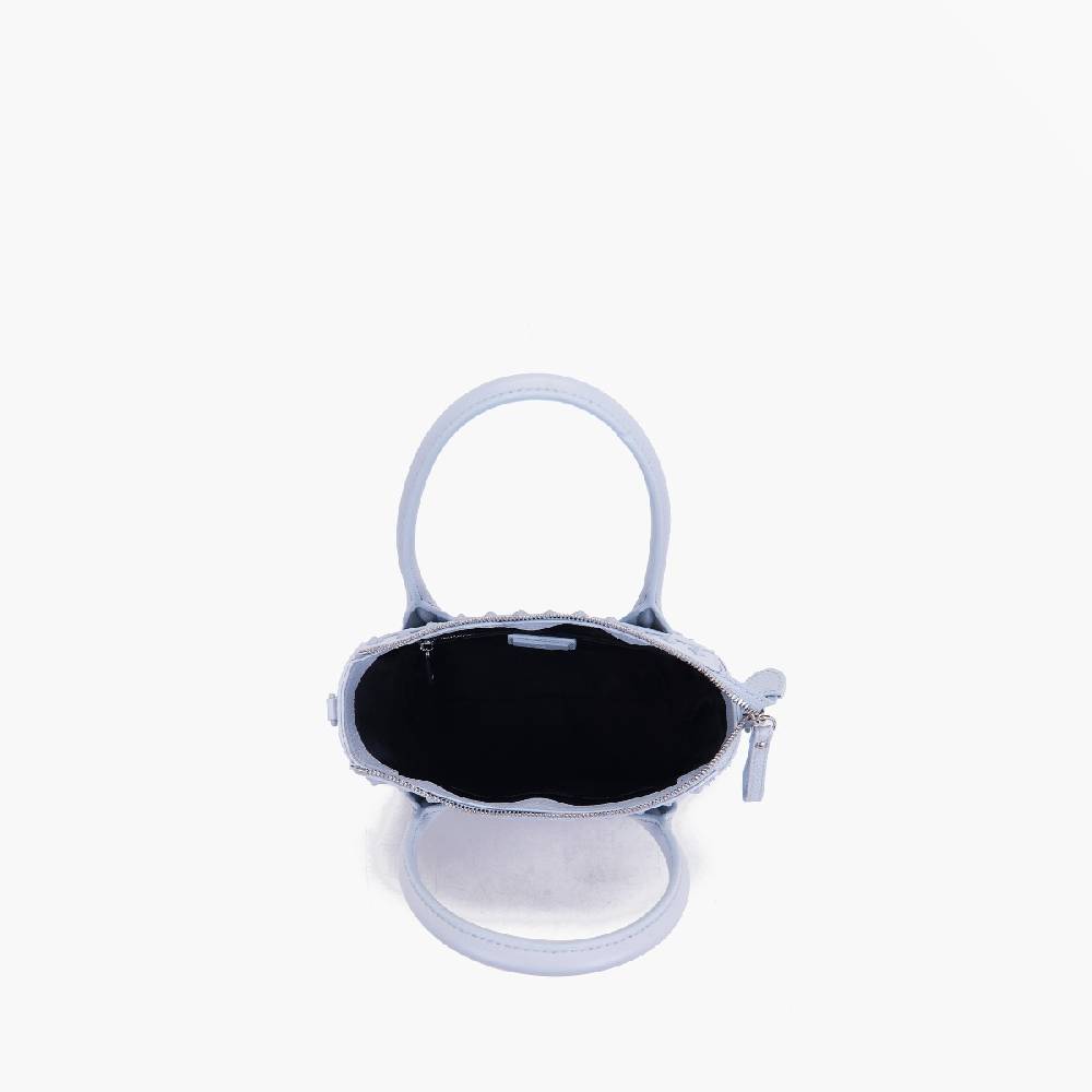 La Carrie MINI BORSA A MANO FRIVOLOUS IVORY SKY In Vendita
