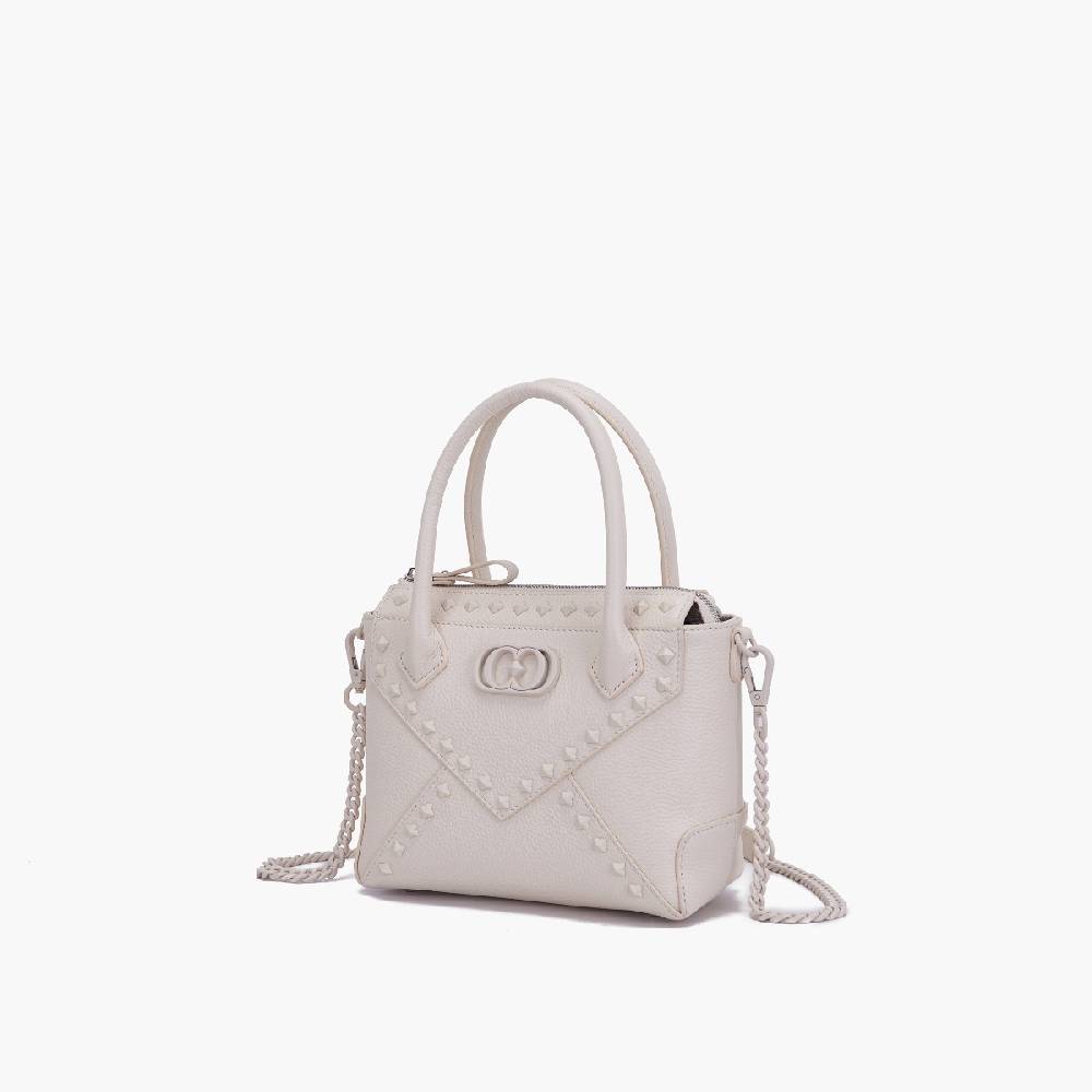 La Carrie MINI BORSA A MANO FRIVOLOUS IVORY Offerte