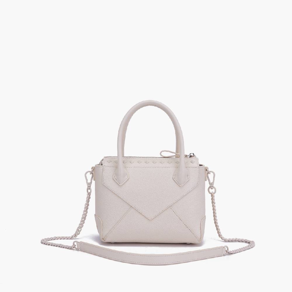 La Carrie MINI BORSA A MANO FRIVOLOUS IVORY Offerte