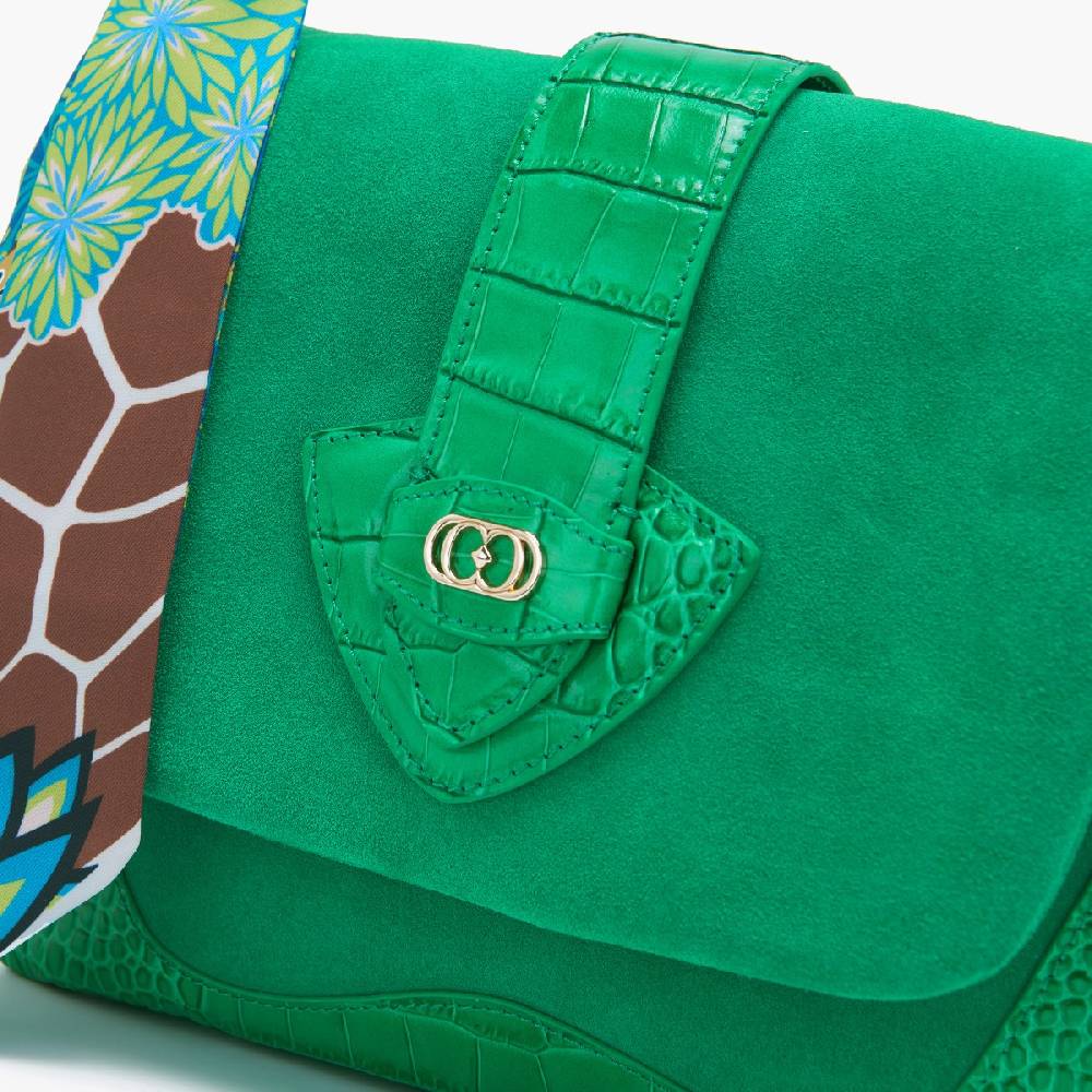 La Carrie BORSA A SPALLA TEMPEST GRASS Nuova