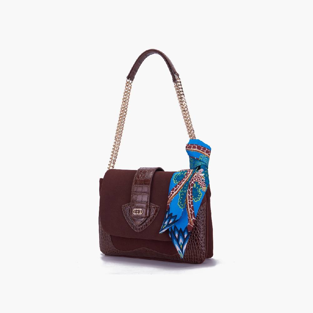 La Carrie BORSA A SPALLA TEMPEST BROWN Moda