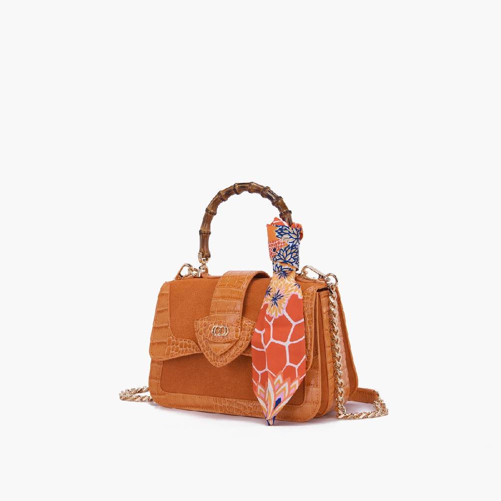 La Carrie BORSA A MANO TEMPEST ARANCIONE Nuovo