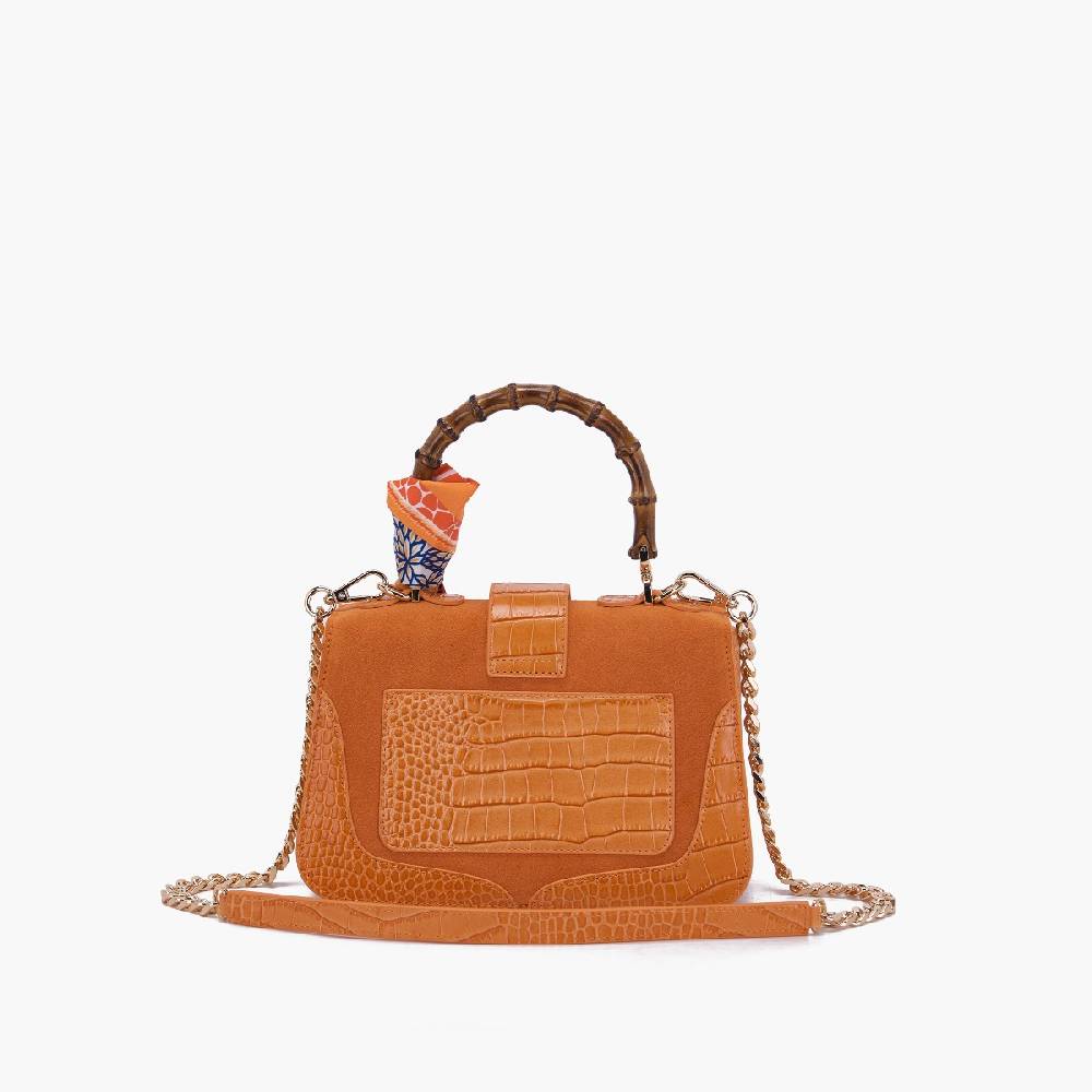 La Carrie BORSA A MANO TEMPEST ARANCIONE Nuovo