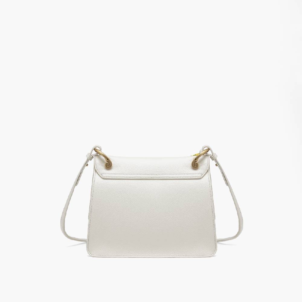 La Carrie BORSA A SPALLA DRILLED CREMA Sconto