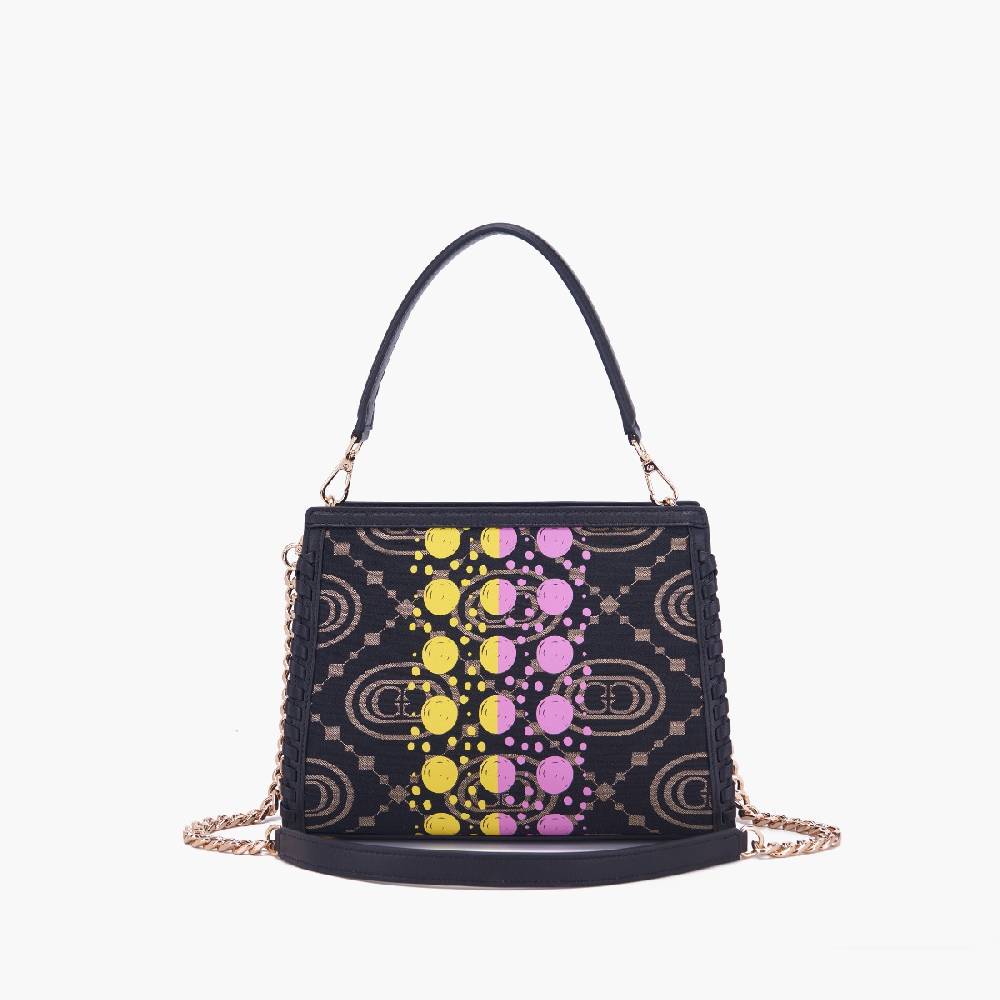La Carrie BORSA SHOPPING MONOGRAM BLACK 2025