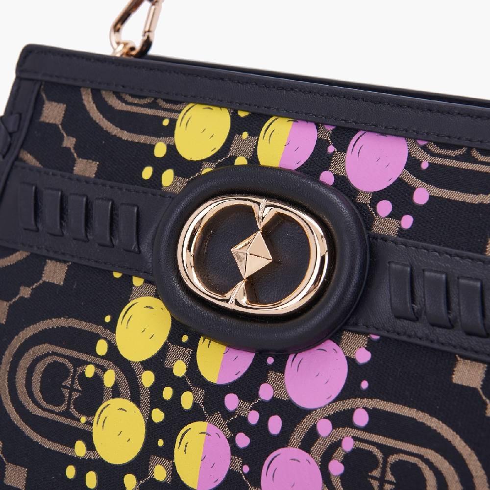 La Carrie BORSA SHOPPING MONOGRAM BLACK 2025