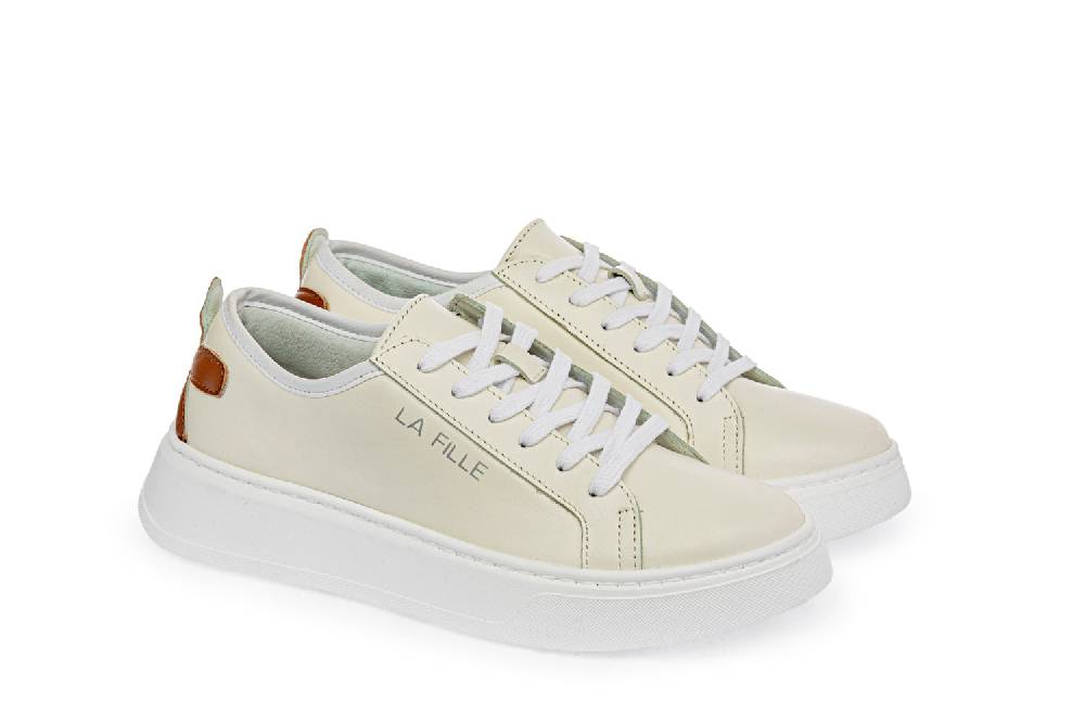 L.Pucci Sneakers P91212P Ecru-Camel 2025