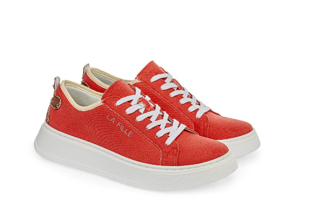 L.Pucci Sneakers P91222C Orange-Camel 2025