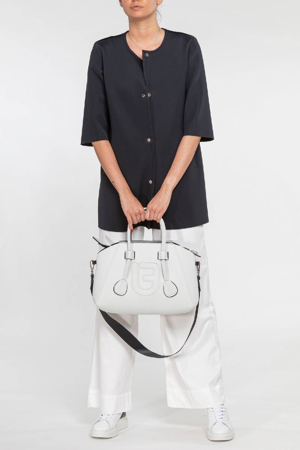 L.Pucci Paloma Tekno Fabric Black - Black Consegna Veloce
