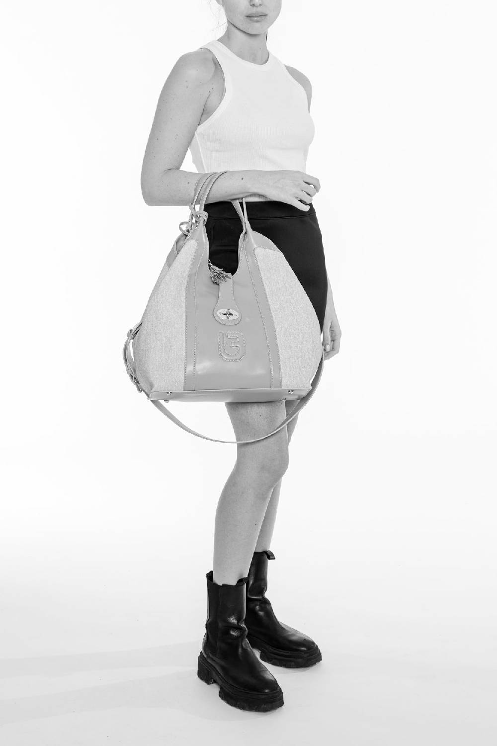 L.Pucci Carey Denim Lux Beige Consegna Veloce