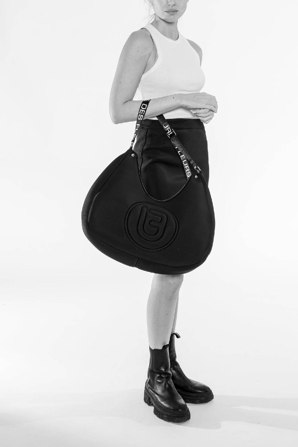 L.Pucci Creta Tekno Fabric Black Presa