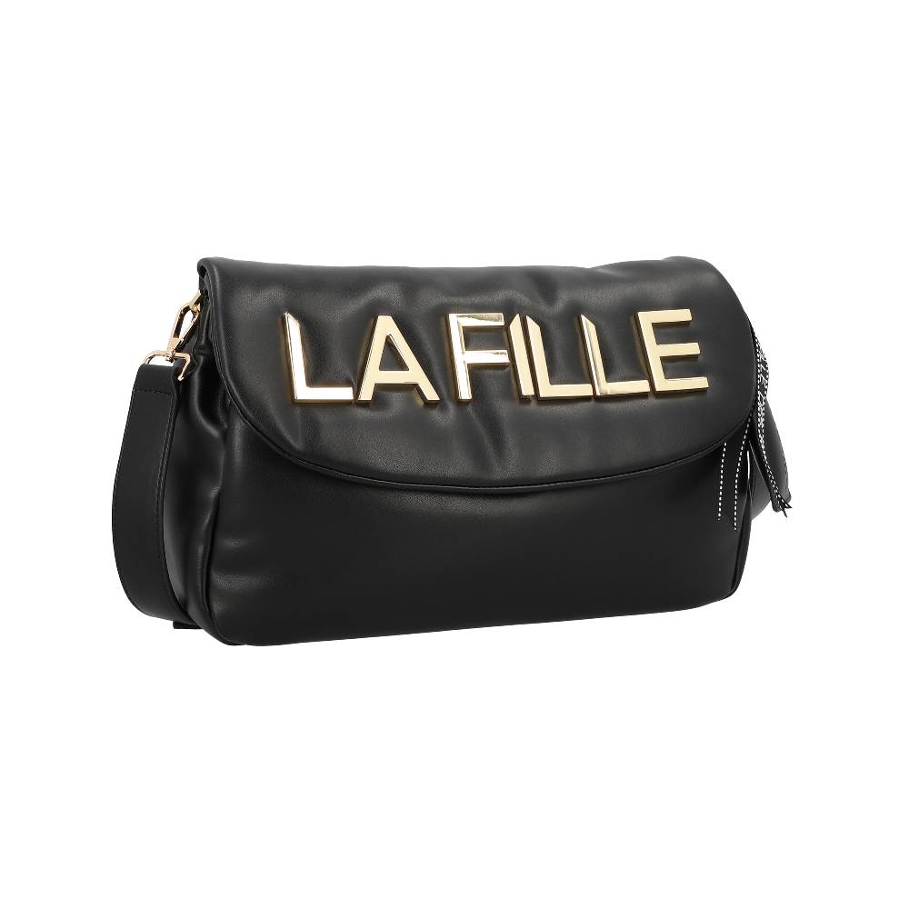 L.Pucci Odette Metal Logo Line Black Presa