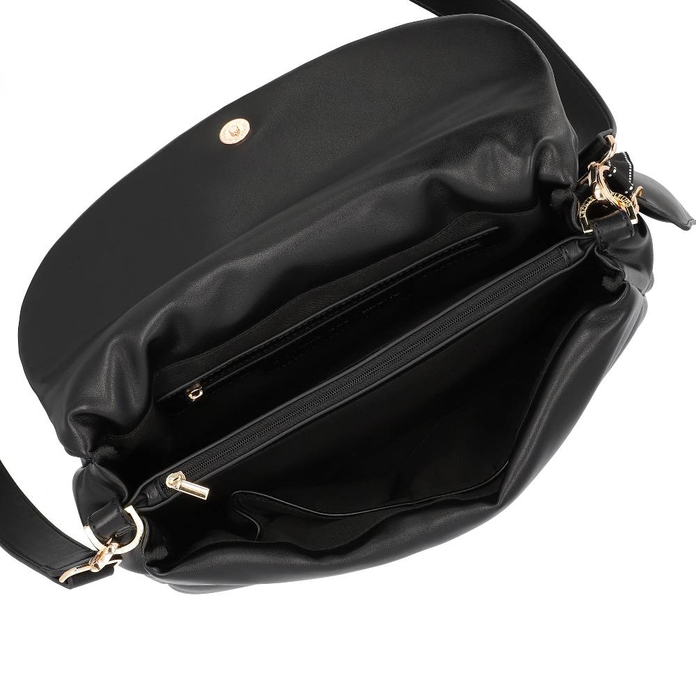 L.Pucci Odette Metal Logo Line Black Presa