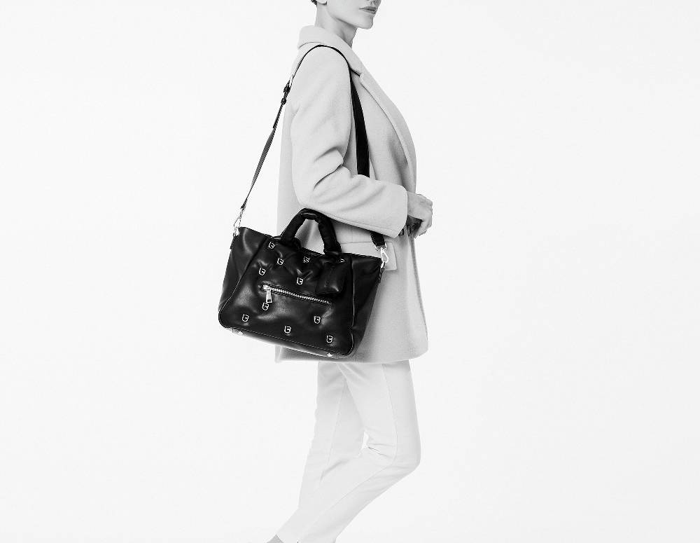 L.Pucci Michelle Puffy Black Vendita Economica