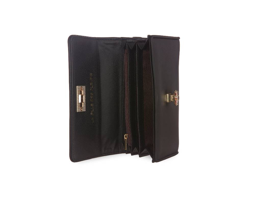 L.Pucci Trendy Black Easter Wallet Vendita Calda