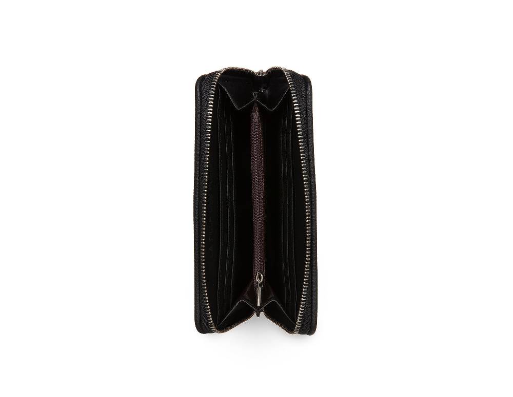 L.Pucci Placida Cervo Black Wallet Qualità