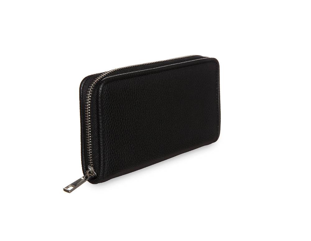 L.Pucci Placida Cervo Black Wallet Qualità