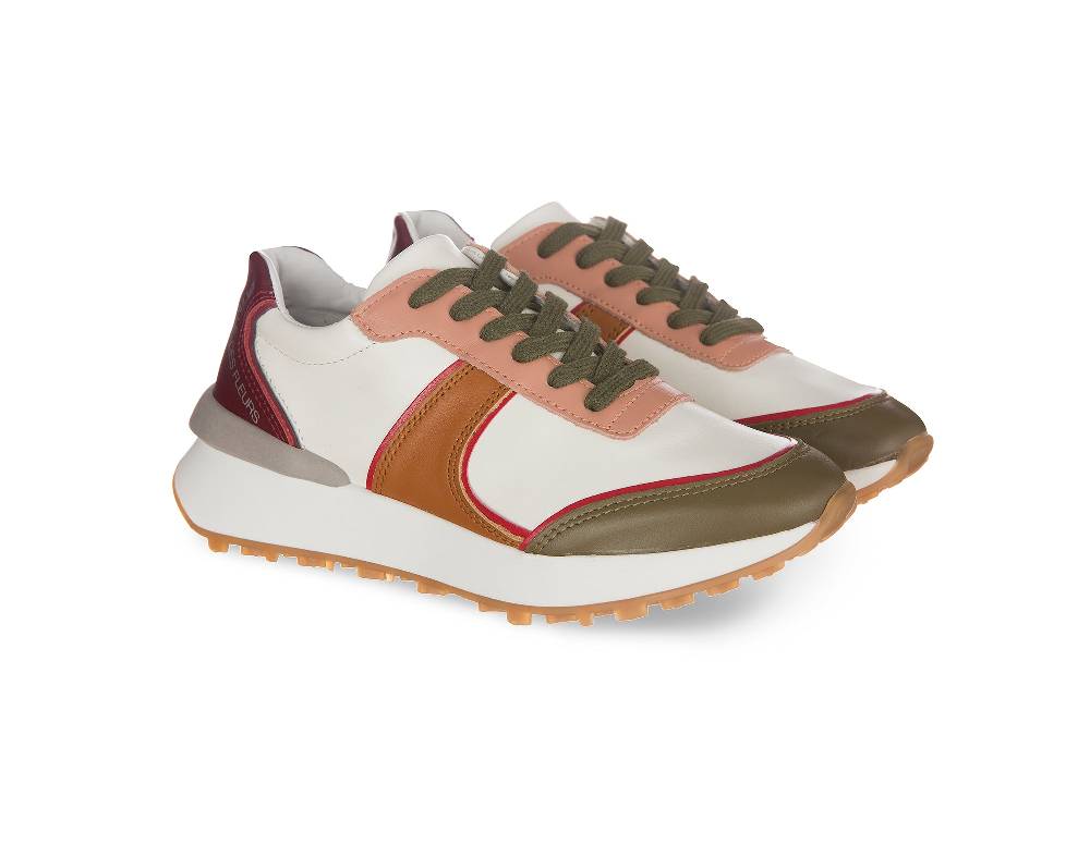 L.Pucci Missouri Leather White-Multi Vendita
