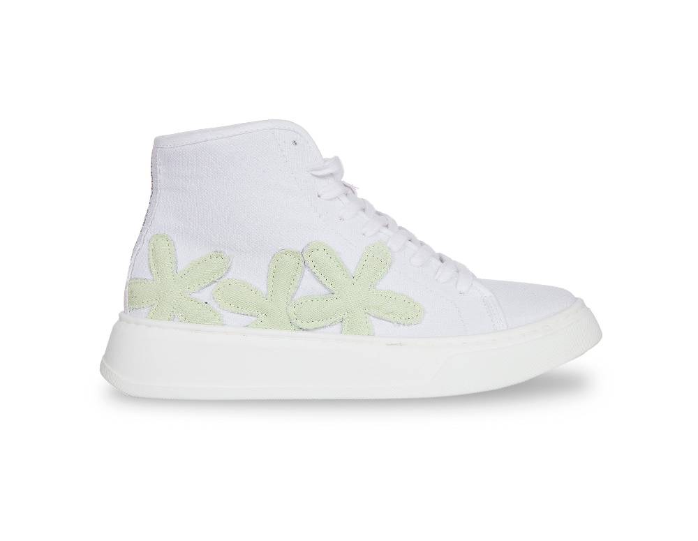 L.Pucci Basket P91223C White-Teal Soddisfazione Garantita