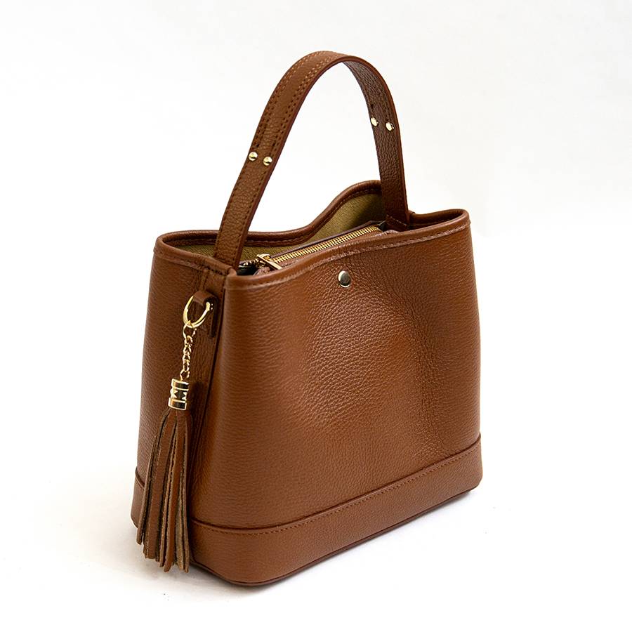 ﻿Laura Di Maggio CIPRO – Borsa in pelle cuoio Qualità