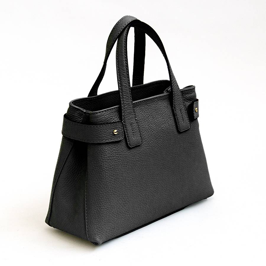 Laura Di Maggio BERRY – Bauletto in pelle nero Pezzi Unici