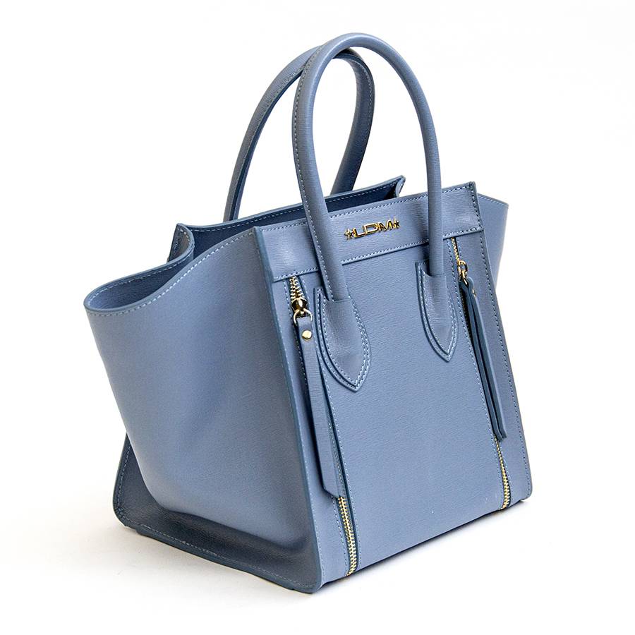 Laura Di Maggio ALIA – Borsa a trapezio in pelle saffiano avio Consegna Veloce