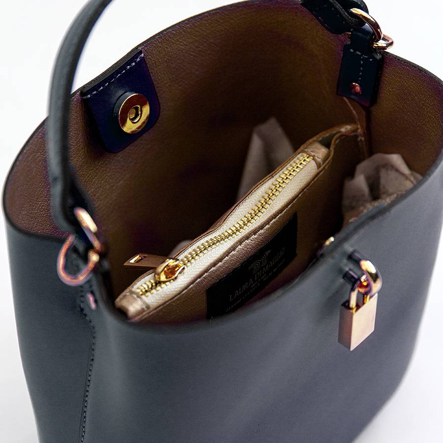 Laura Di Maggio WAVE – Borsa in pelle elegant blu notte Novità