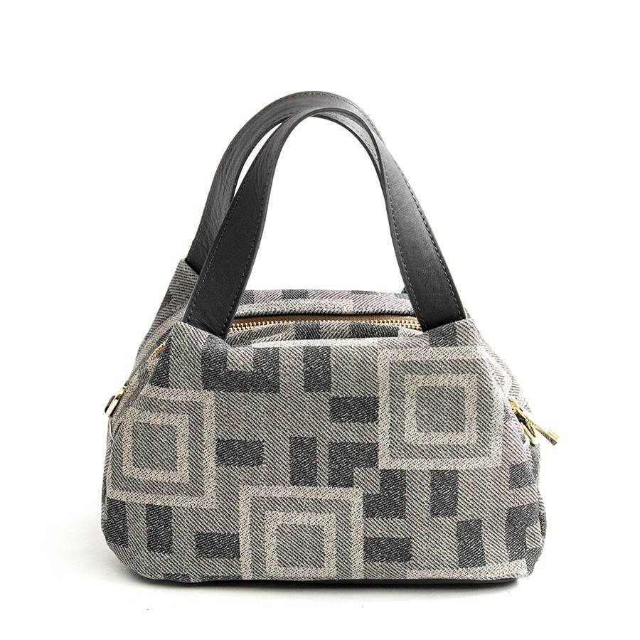 Laura Di Maggio FANTASY – Bauletto in camoscio stampato taupe