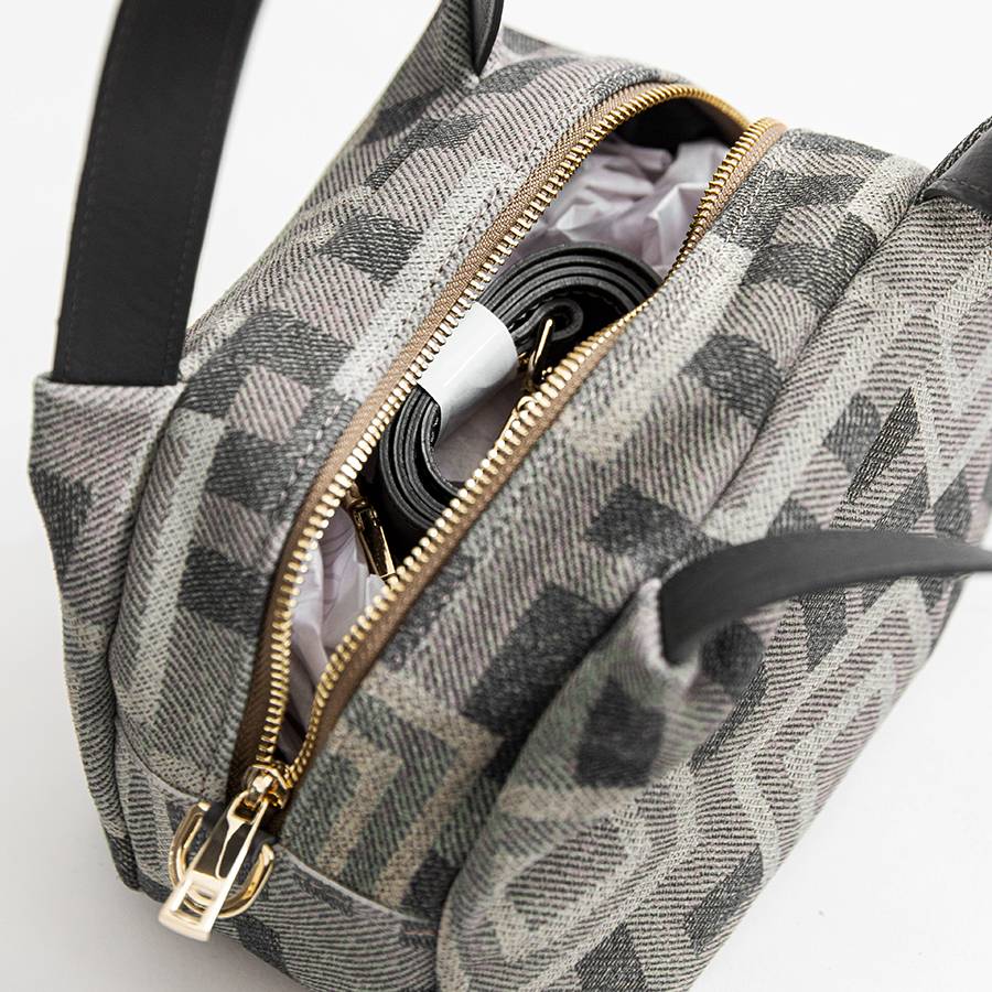 Laura Di Maggio FANTASY – Bauletto in camoscio stampato taupe Offerta