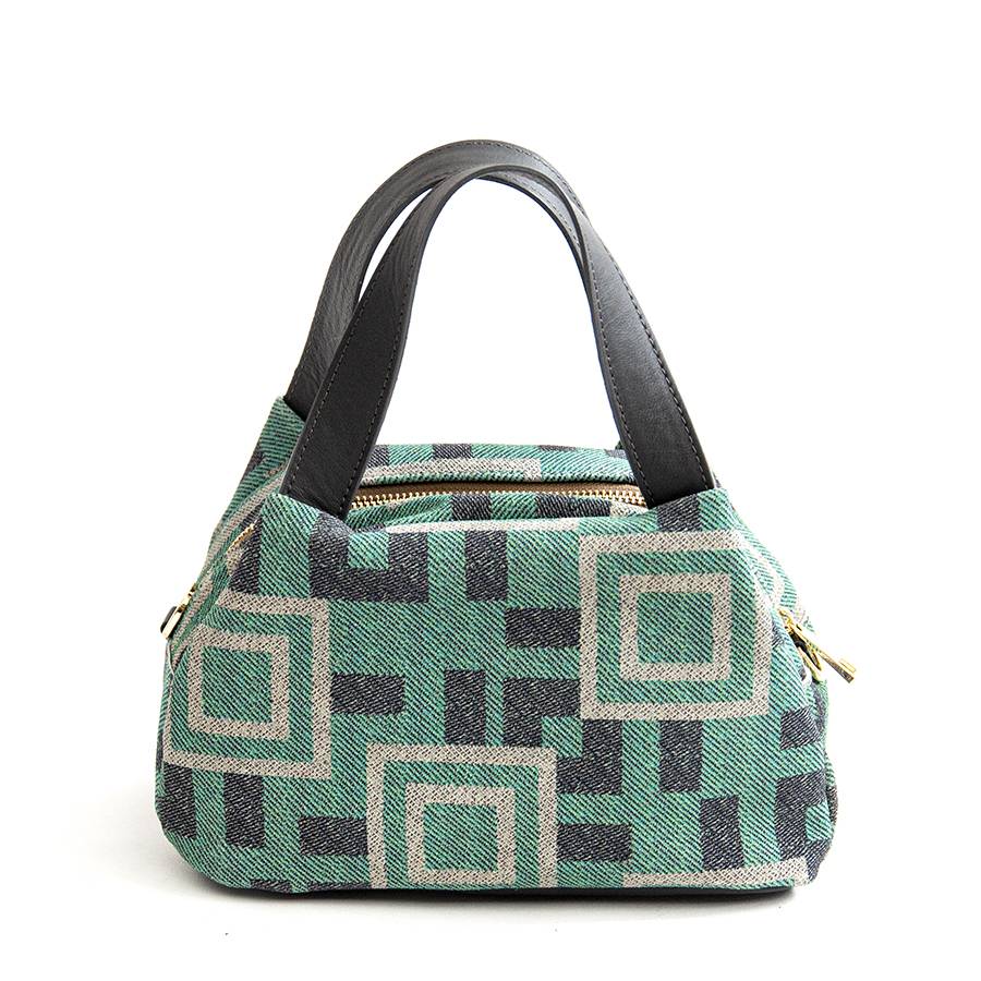 Laura Di Maggio FANTASY – Bauletto in camoscio stampato tiffany
