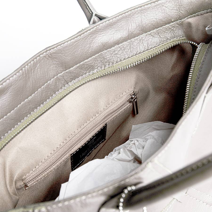 Laura Di Maggio UMA – Tote bag in pelle nappa tortora Vendita Calda