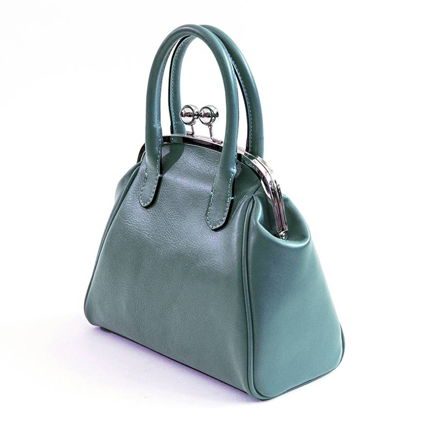 Laura Di Maggio NONNA – Borsa a clutch in nappa avio Promozione