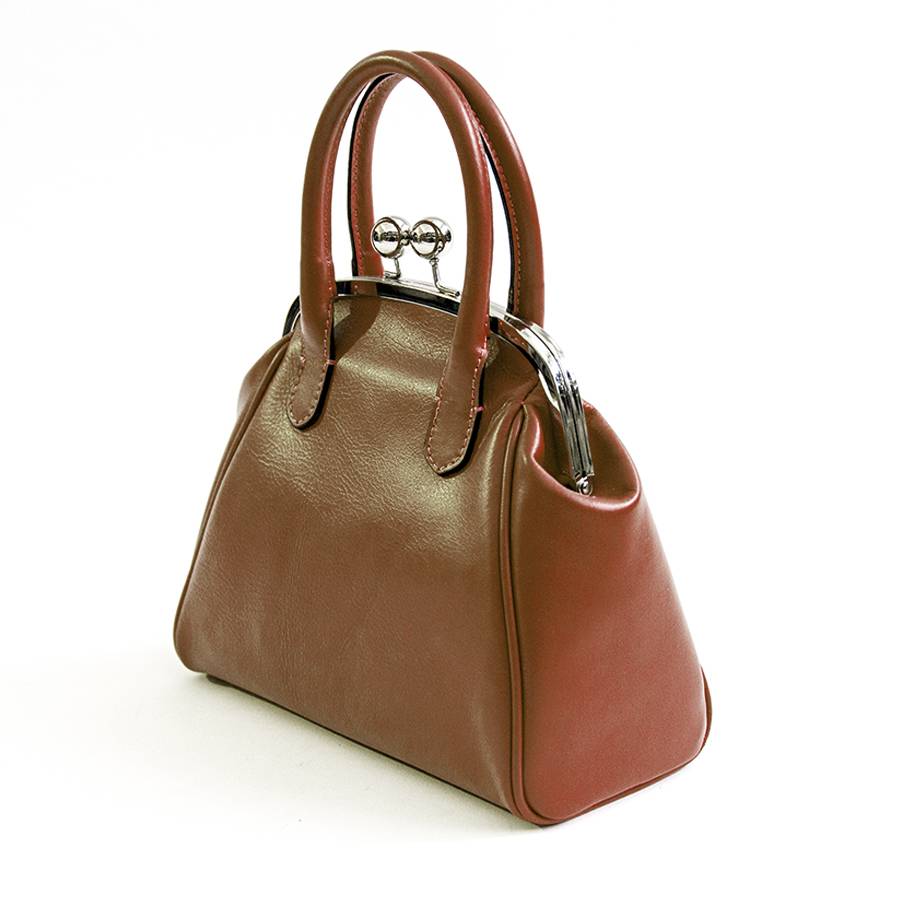 Laura Di Maggio NONNA – Borsa a clutch in nappa cuoio Spedizione Gratuita