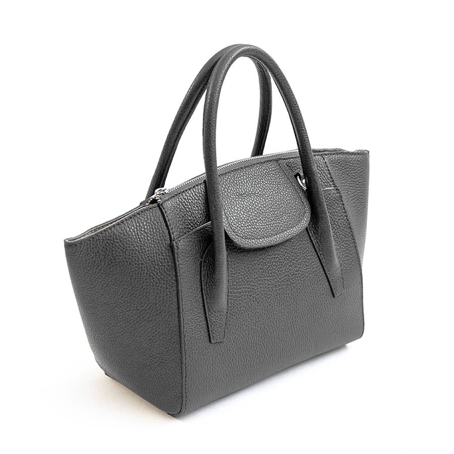 Laura Di Maggio AMELIE – bauletto in pelle dollaro grigio Soddisfazione Garantita