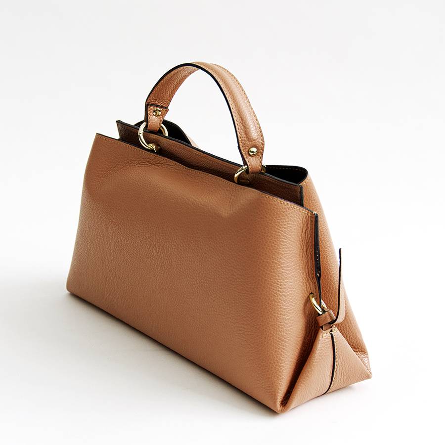 Laura Di Maggio ALEXA – borsa strutturata in pelle dollaro cuoio Qualità Garantita